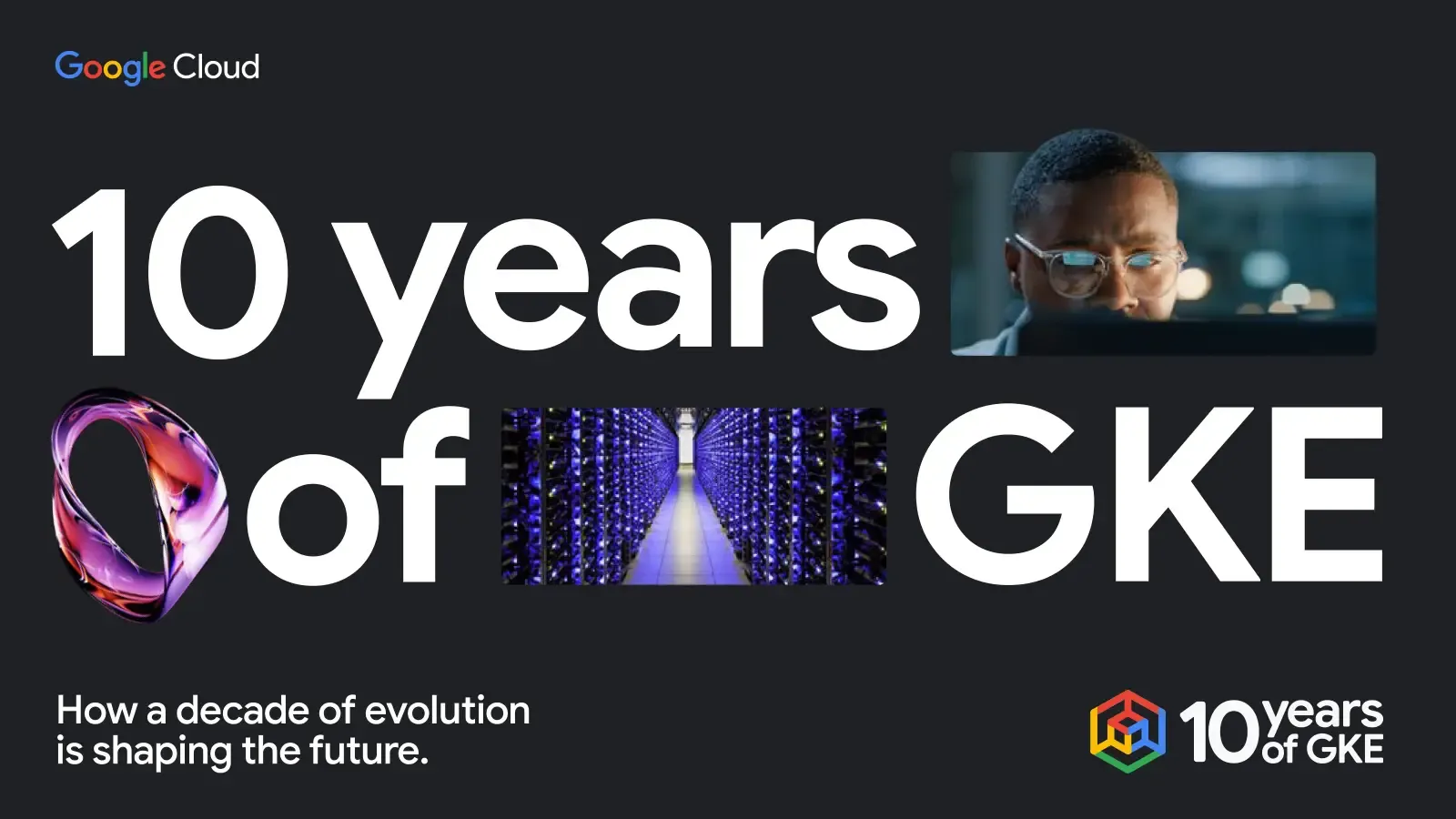 Vorschau 10 years of GKE: eBook zur Evolution & Zukunft der KI