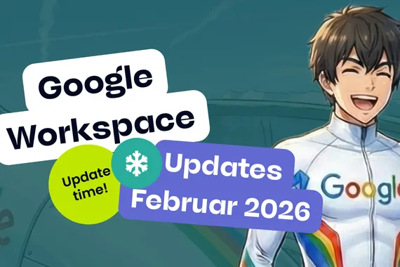 Ein Banner für die Google Workspace Updates Februar 2026.