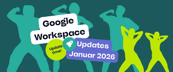 Ein Banner für die Google Workspace Updates Januar 2026.