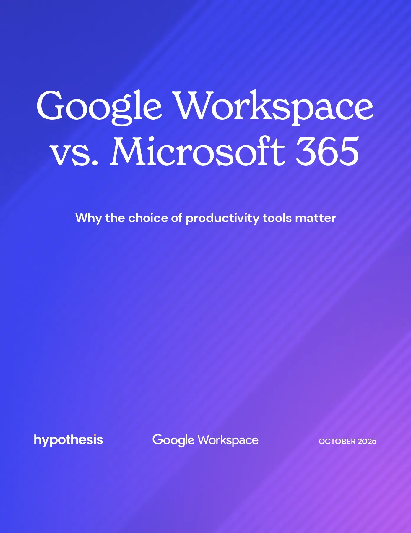 Vorschau Report 2025: Google Workspace vs. Microsoft 365