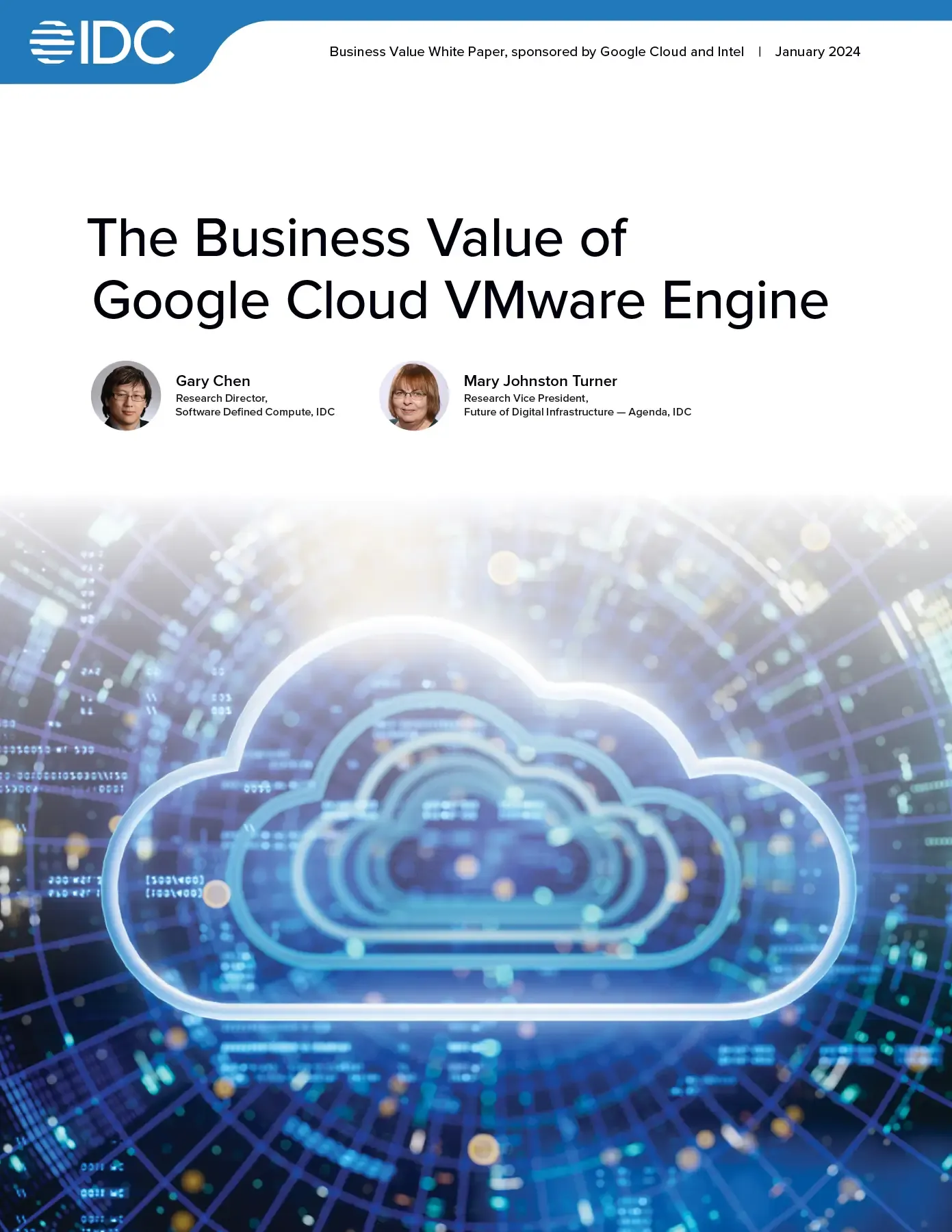 Vorschau Studie: The Business Value of Google Cloud VMware Engine